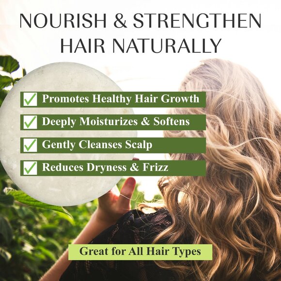 Shampoo Bar Soursop Oil for Dry, Thinning Hair | For Hair Growth, Strengthening, - Picture 3 of 9